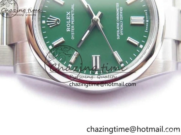 MiroTime 0209 Snug Oyster Perpetual 36mm 126000 BP Best Edition Green Dial on SS Bracelet 2648